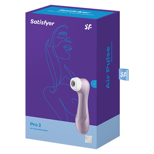Satisfyer - Pro 2 Air Pulse Rechargeable Clitoral Air Stimulator (Violet) - Clit Massager (Vibration) Rechargeable Durio.sg