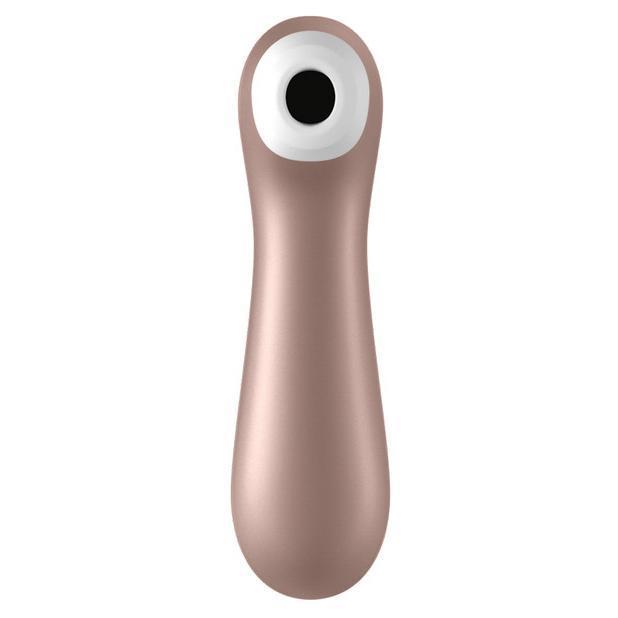 Satisfyer - Pro 2+ Air Pulse Vibration Rechargeable Clit Massager (Rose Gold) - Clit Massager (Vibration) Rechargeable Durio.sg