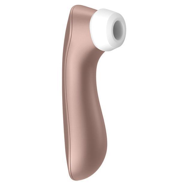 Satisfyer - Pro 2+ Air Pulse Vibration Rechargeable Clit Massager (Rose Gold) - Clit Massager (Vibration) Rechargeable Durio.sg