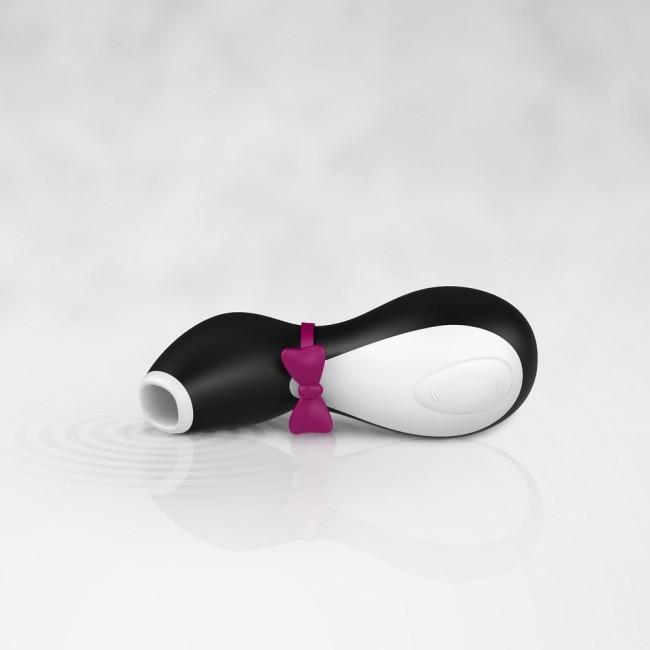 Satisfyer - Pro Penguin Rechargeable Clit Stimulator (Black) - Clit Massager (Vibration) Rechargeable Durio.sg