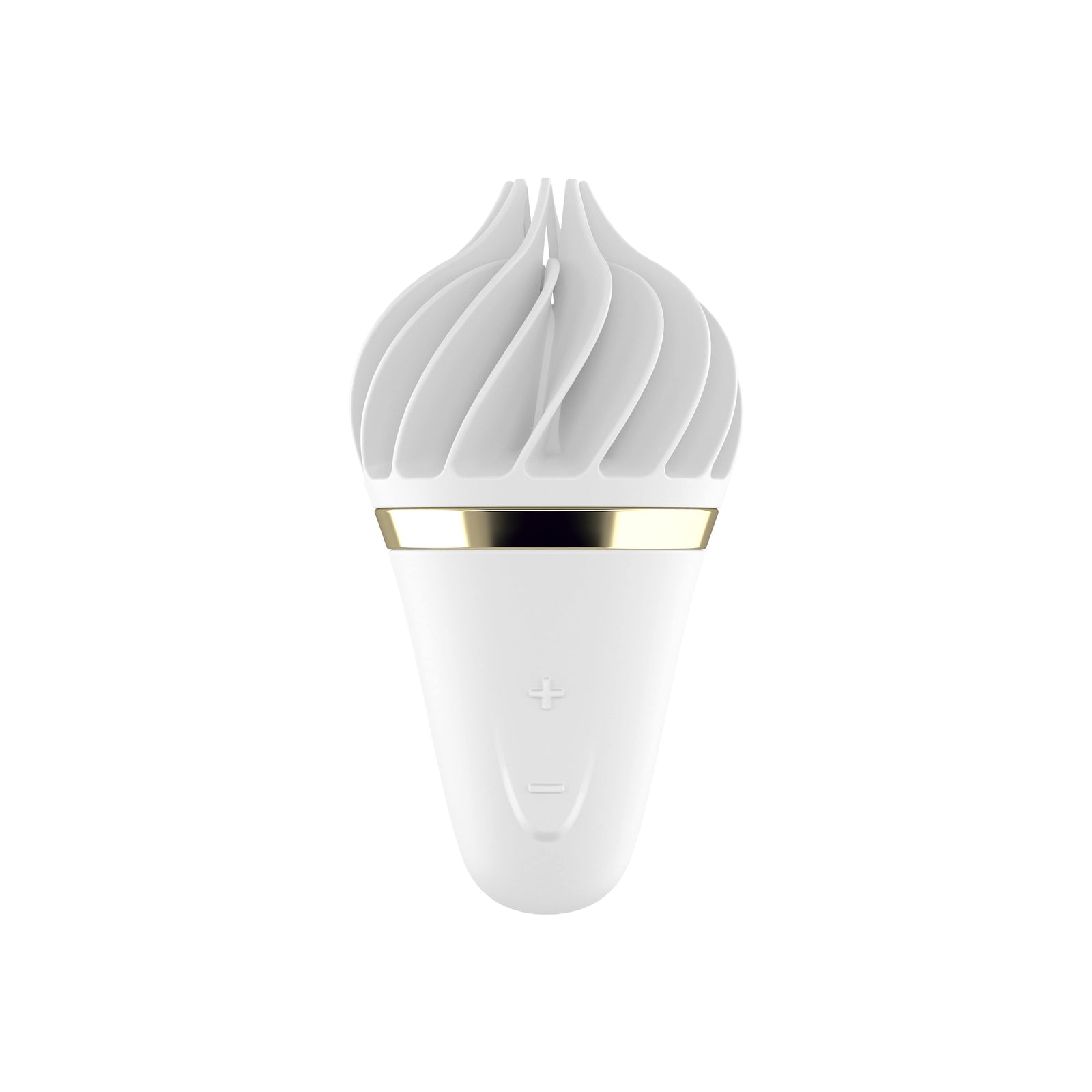 Satisfyer - Sweet Treat Spinnators Discreet Clit Massager (White/Gold) - Clit Massager (Vibration) Rechargeable Durio.sg