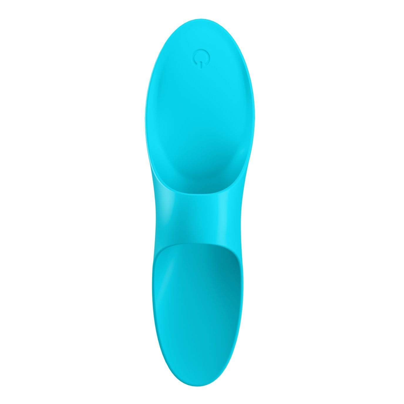 Satisfyer - Teaser Finger Vibrator (Light Blue) - Clit Massager (Vibration) Rechargeable Durio.sg