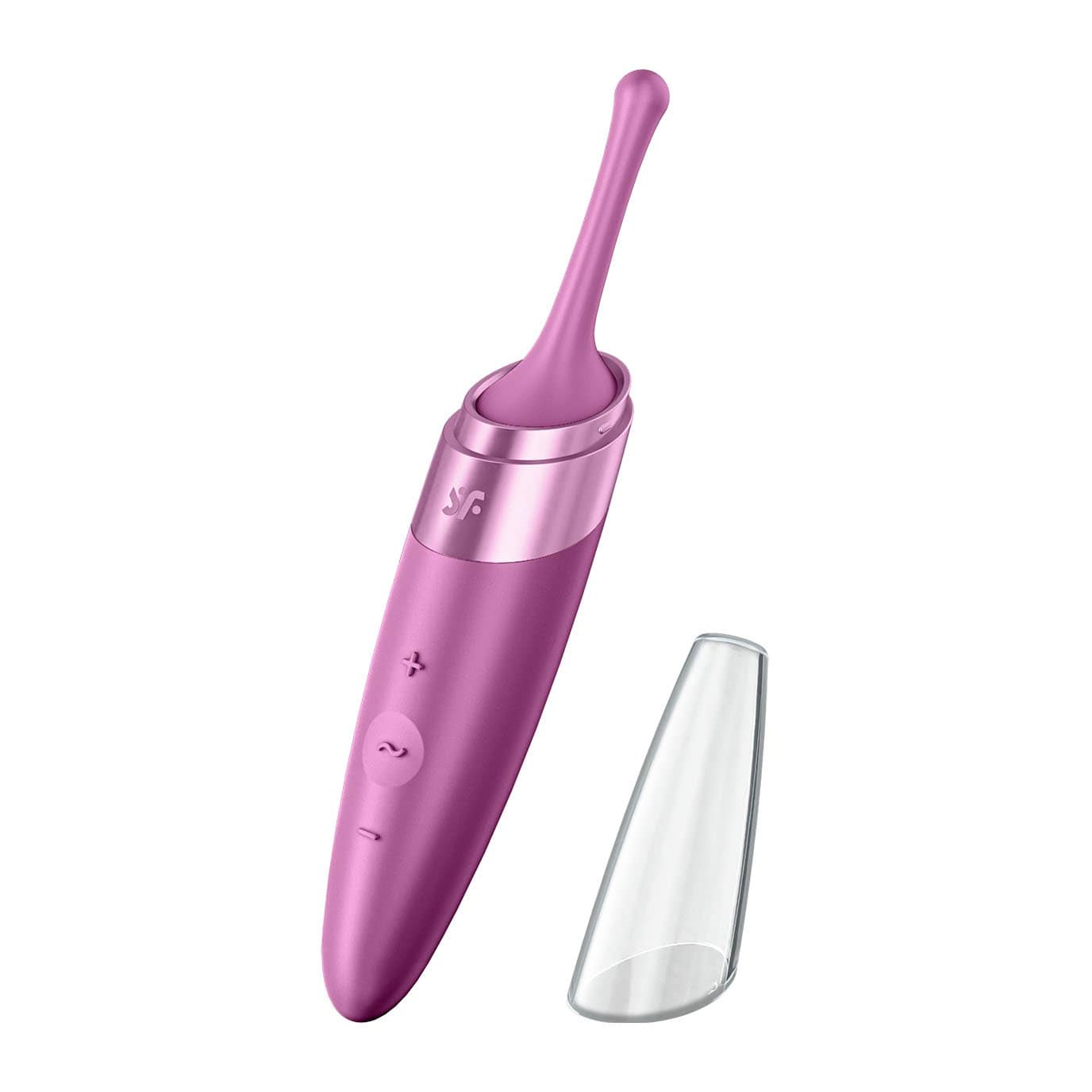 Satisfyer - Twirling Delight Precise Clit Massger (Rose) - Clit Massager (Vibration) Rechargeable Durio.sg