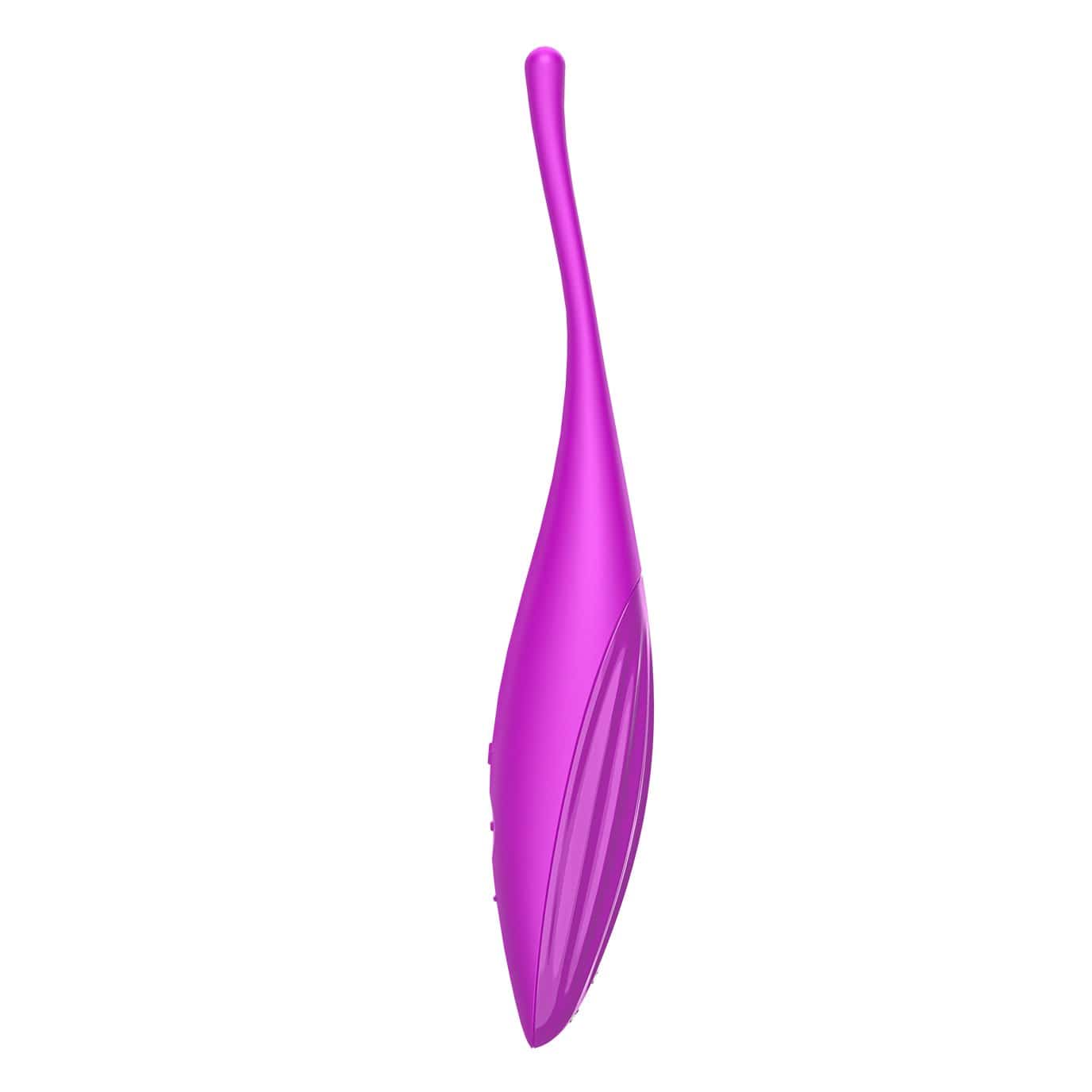Satisfyer - Twirling Joy App-Controlled Clit Massager (Fuchsia) - Clit Massager (Vibration) Rechargeable Durio.sg