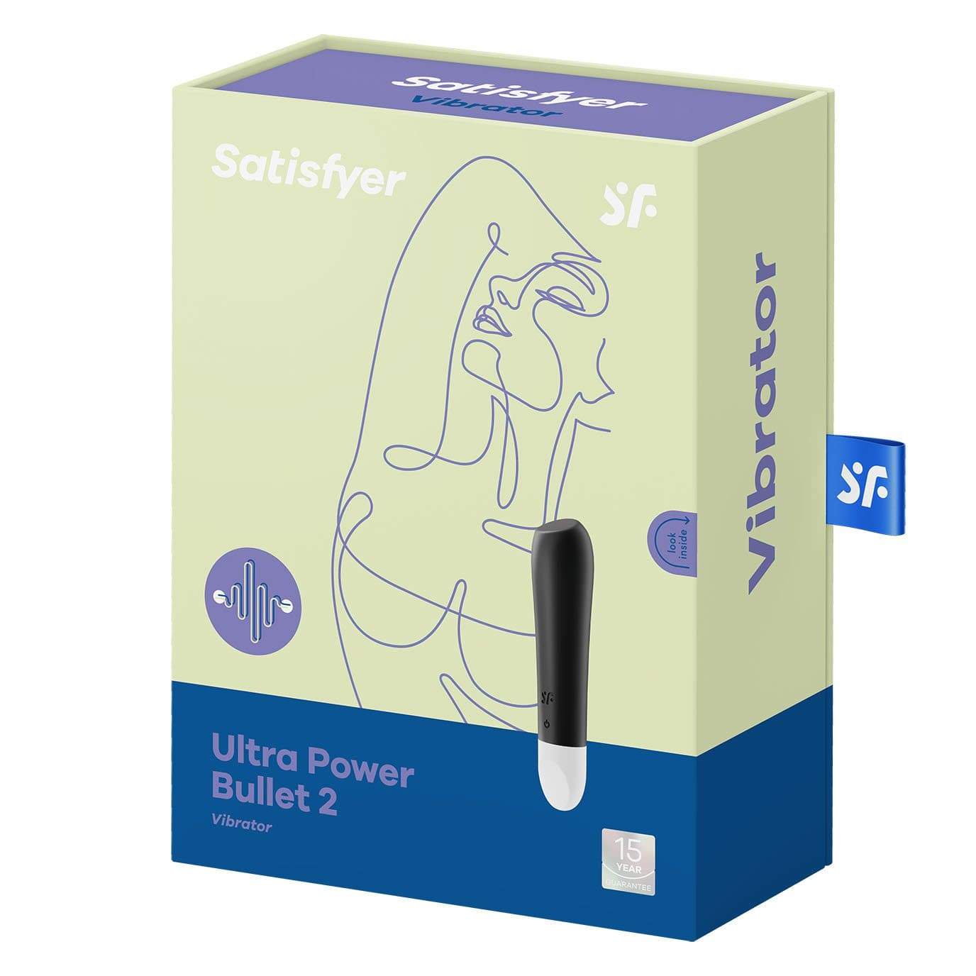 Satisfyer - Ultra Power Bullet 2 Vibrator (Black) - Bullet (Vibration) Rechargeable Durio.sg