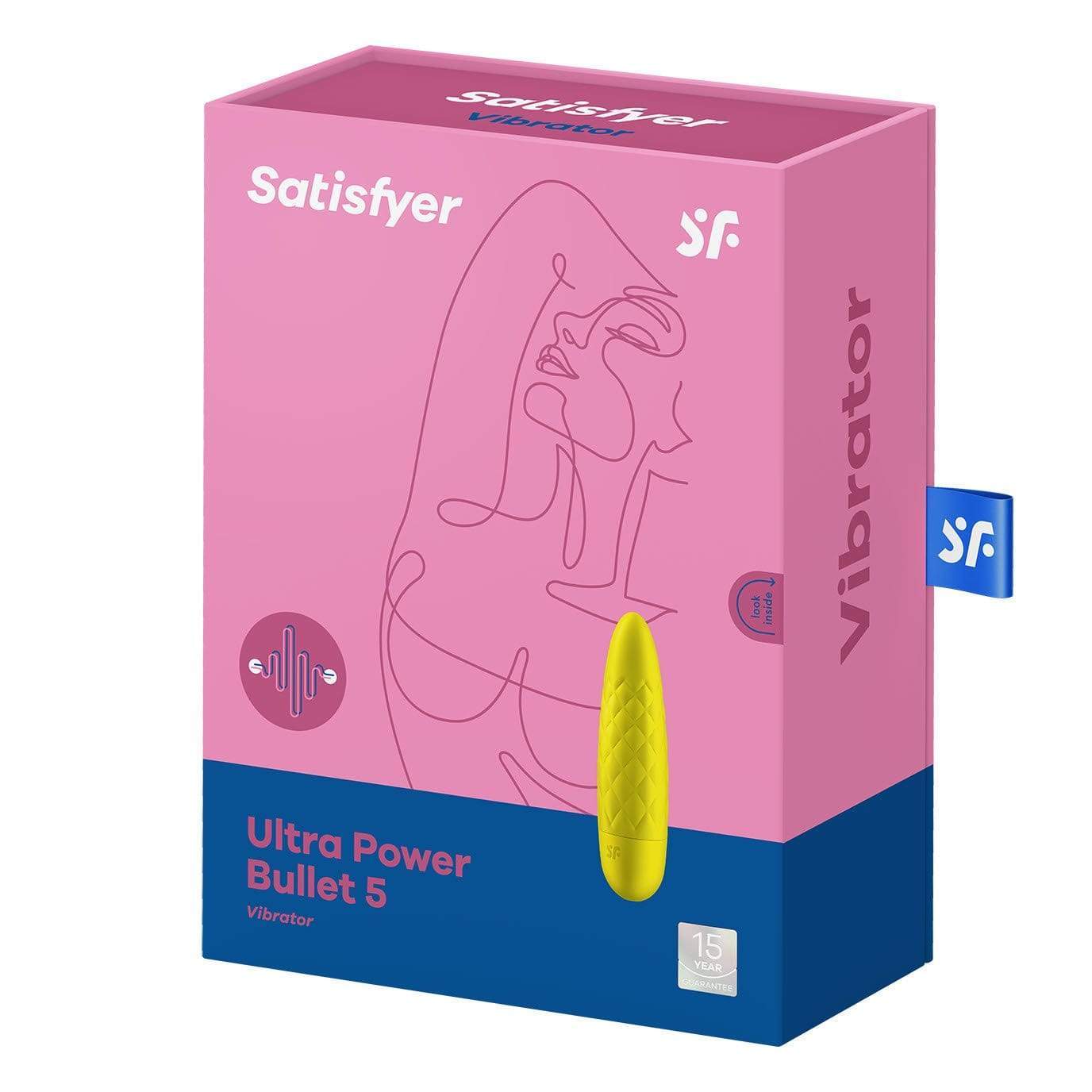 Satisfyer - Ultra Power Bullet 5 Vibrator (Yellow) - Bullet (Vibration) Rechargeable Durio.sg