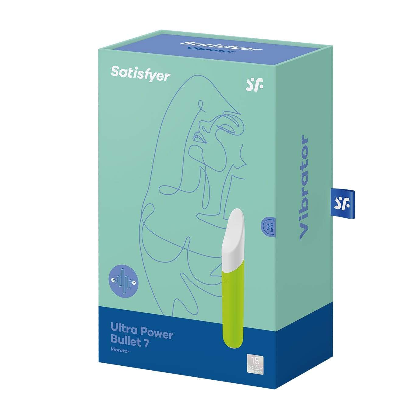 Satisfyer - Ultra Power Bullet 7 Vibrator (Green) - Bullet (Vibration) Rechargeable Durio.sg
