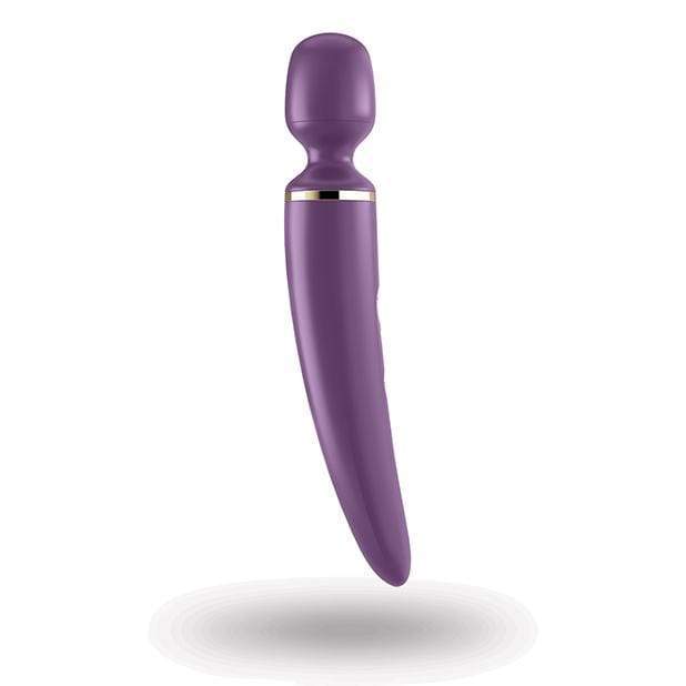 Satisfyer - Wand-er Women Rechargeable Wand Massager (Purple) - Wand Massagers (Vibration) Rechargeable Durio.sg