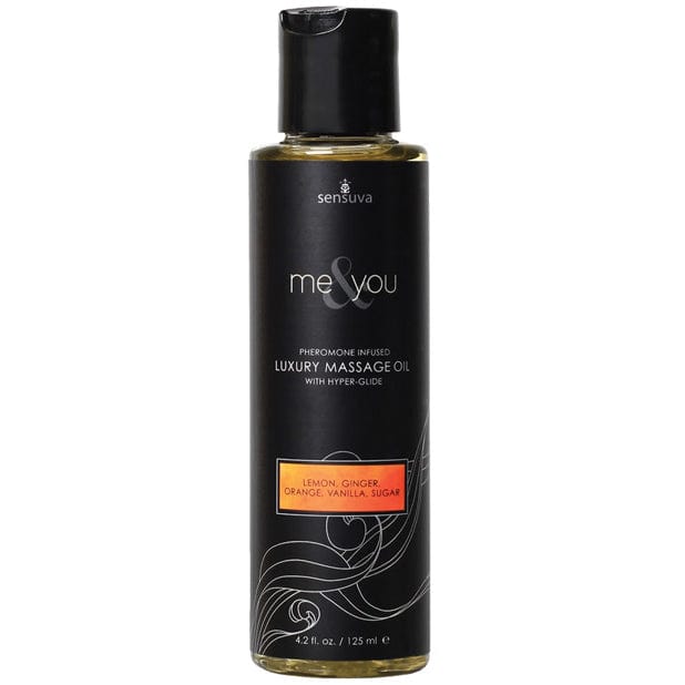 Sensuva - Me and You Pheromone Infused Luxury Massage Oil 4.2 oz (Sugar/Citrus) - Massage Oil Durio.sg