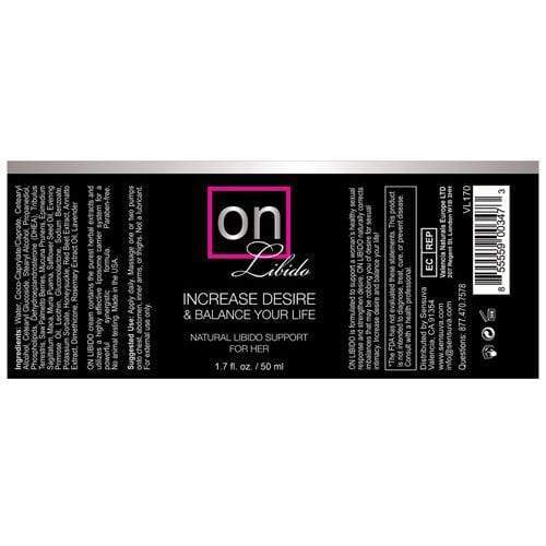 Sensuva - ON Libido for Her Increased Desire Arousal Gel 50ml - Arousal Gel Durio.sg