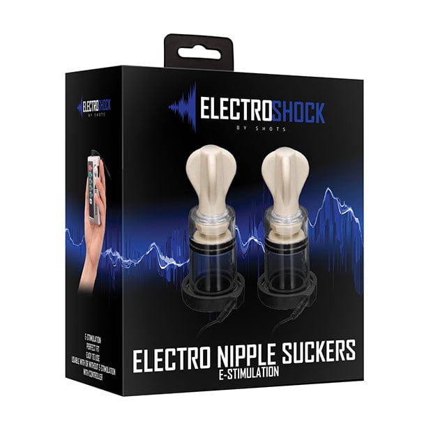 Shots - Electroshock E Stimulation Nipple Suckers (Clear) - Electrosex Durio.sg