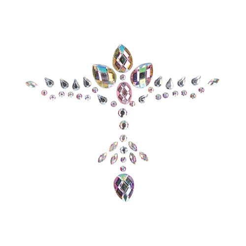 Shots - Le Desir Bliss Dazzling Cleavage Bling Sticker Dressing Accessories O/S (Multi Colour) - Clothing Accessories Durio.sg