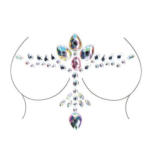 Shots - Le Desir Bliss Dazzling Cleavage Bling Sticker Dressing Accessories O/S (Multi Colour) - Clothing Accessories Durio.sg