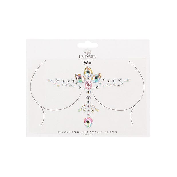 Shots - Le Desir Bliss Dazzling Cleavage Bling Sticker Dressing Accessories O/S (Multi Colour) - Clothing Accessories Durio.sg