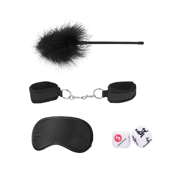 Shots - Ouch BDSM Beginners Introductory Bondage Kit #2 (Black) - BDSM Set Durio.sg