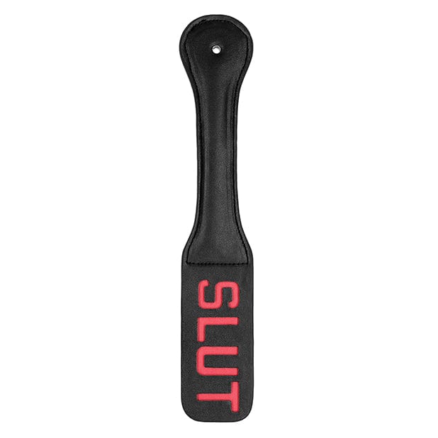 Shots - Ouch BDSM Slut Paddle (Black) - Paddle Durio.sg