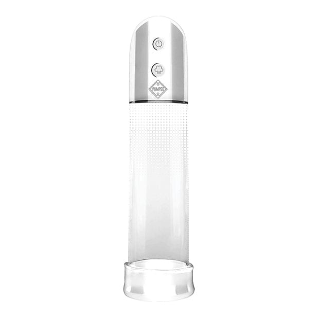 Shots - Pumped Automatic Transparent Luv Penis Pump (Clear) - Penis Pump (Vibration) Non Rechargeable Durio.sg