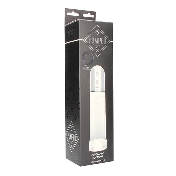 Shots - Pumped Automatic Transparent Luv Penis Pump (Clear) - Penis Pump (Vibration) Non Rechargeable Durio.sg