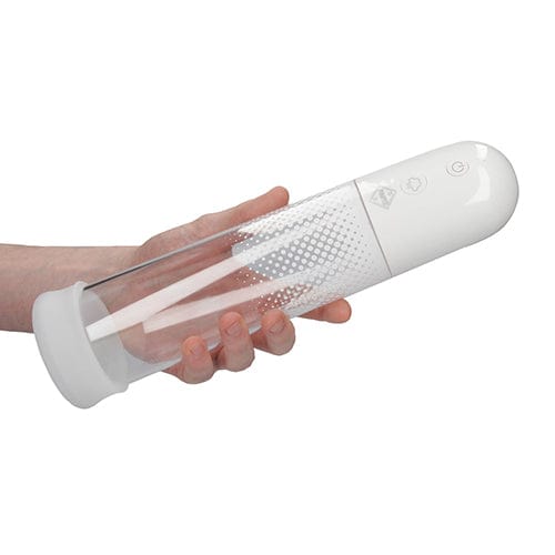 Shots - Pumped Automatic Transparent Luv Penis Pump (Clear) - Penis Pump (Vibration) Non Rechargeable Durio.sg