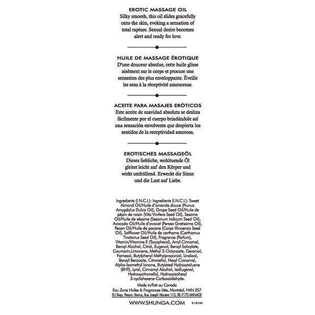 Shunga - Erotic Art Erotic Massage Oil Libido Exotic Fruits 8.5oz - Massage Oil Durio.sg