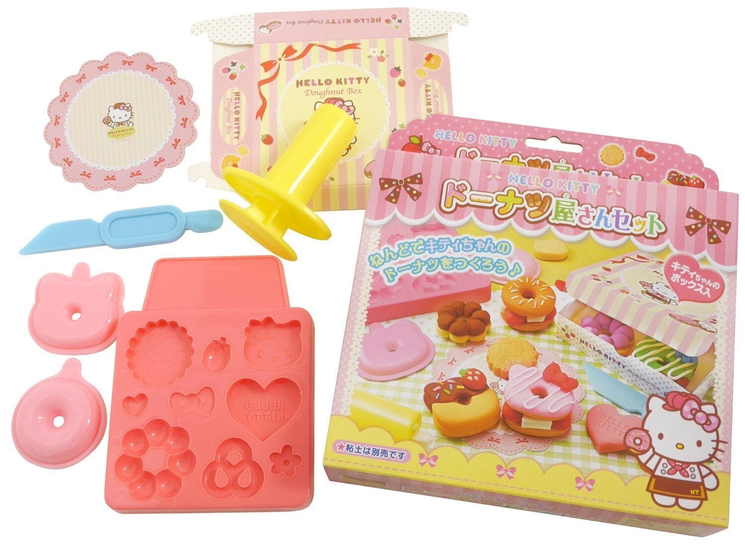 Silver Bird - Kincho Gintori Sangyo Hello Kitty Wheat Clay Mold Set - Playdoh Mold Durio.sg
