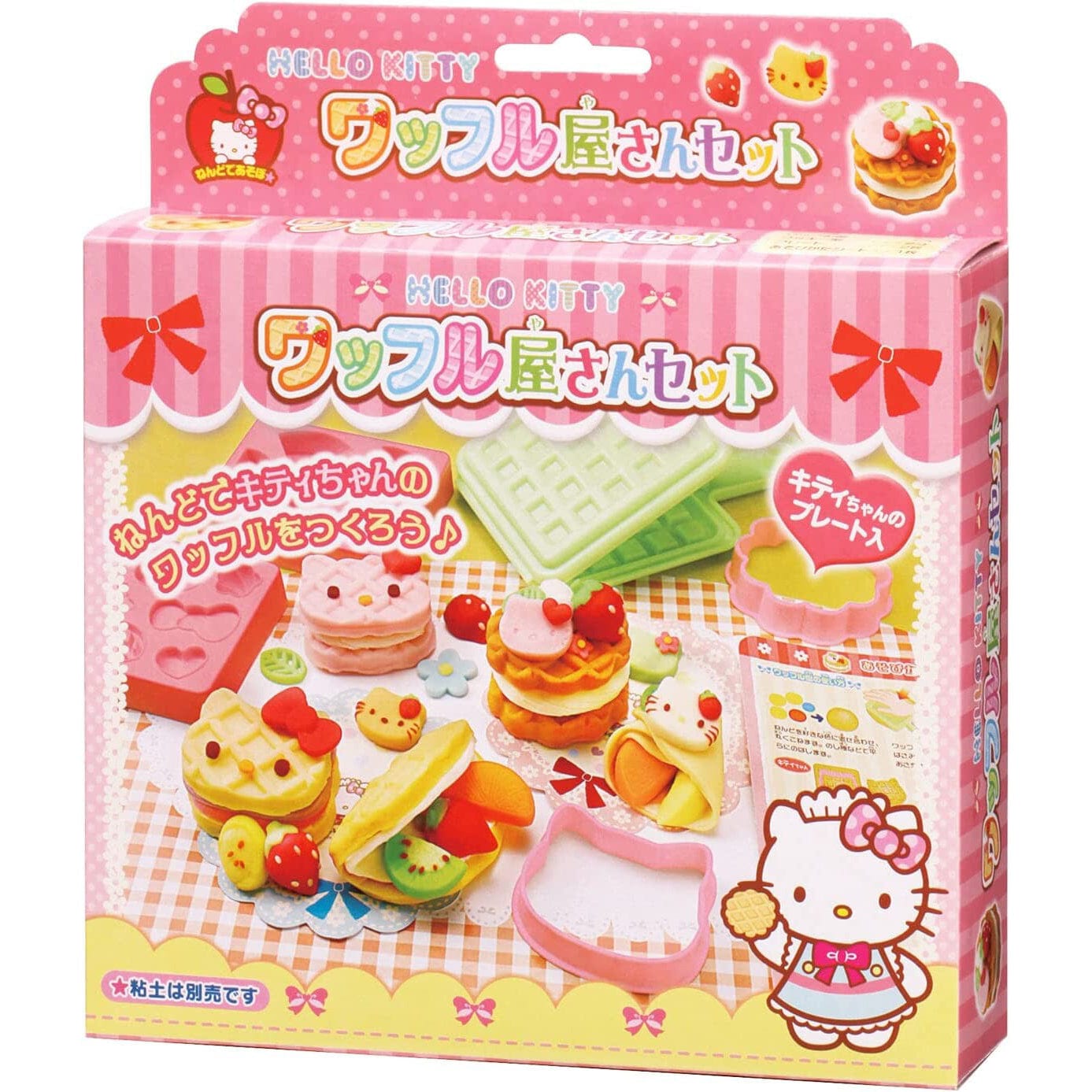 Silver Bird - Kincho Gintori Sangyo Hello Kitty Wheat Clay Mold Set - Multi Colour Playdoh Mold 4973107880300 Durio.sg