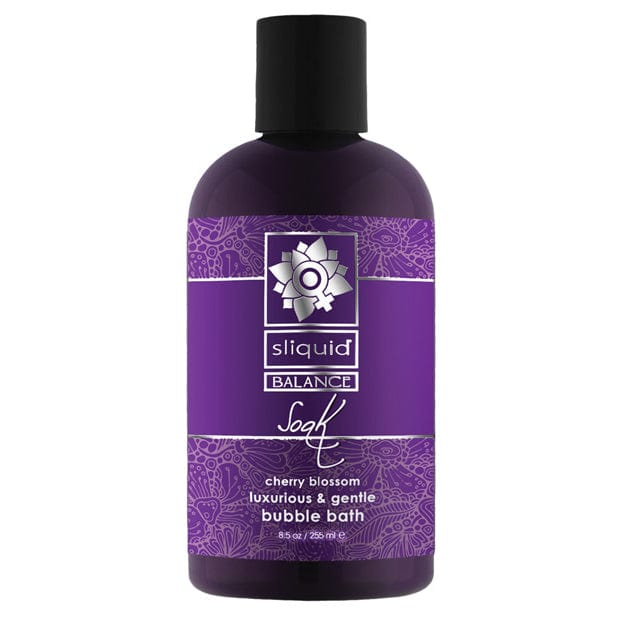 Sliquid - Balance Soak Luxurious Gentle Bubble Bath 8.5oz (Cherry Blossom) - Bubble Bath Durio.sg