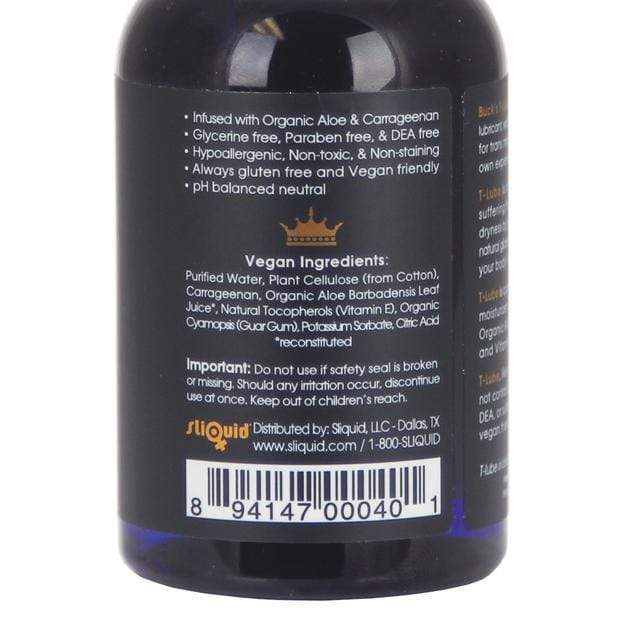 Sliquid - Buck Angel's T Lube Glycerine and Paraben Free Personal Lubricant 4.2 oz - Lube (Water Based) Durio.sg