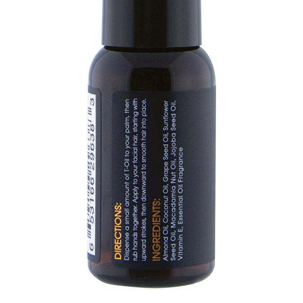 Sliquid - Buck Angel's T Oil Sandalwood Beard Oil 1 oz - Lube (Oil Based) Durio.sg