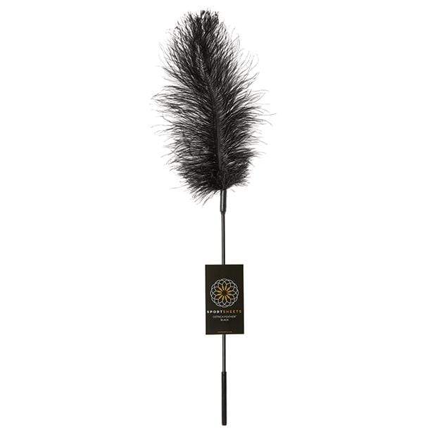 Sportsheets - Body Tickler Ostrich Feather (Black) - Tickler Durio.sg