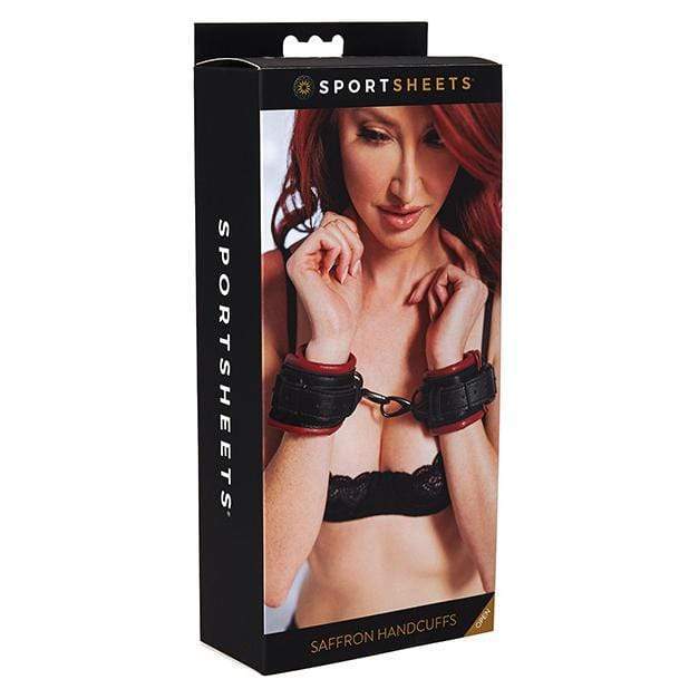 Sportsheets - Saffron Soft Handcuffs (Black) - Hand/Leg Cuffs Durio.sg