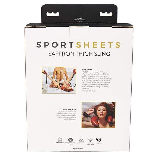 Sportsheets - Saffron Thigh Sling (Red) - Hand/Leg Cuffs Durio.sg