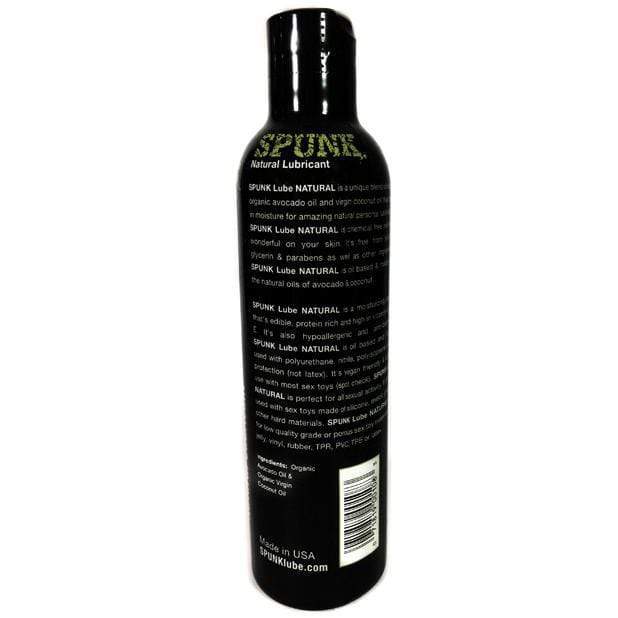 Spunk - Natural Oil Based Lubricant 8 oz - Lube (Oil Based) Durio.sg
