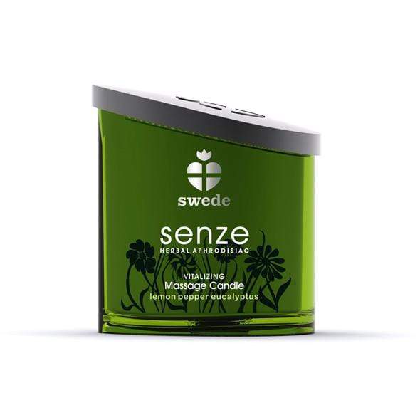 Swede - Senze Herbal Aphrodisiac Vitalizing Massage Candle Lemon Pepper Eucalyptus 150ml - Massage Candle Durio.sg