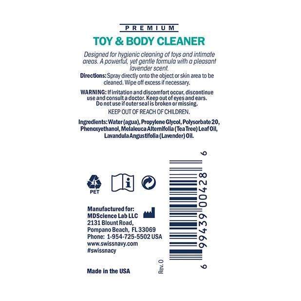 Swiss Navy - Toy and Body Cleaner 1oz - Toy Cleaners Durio.sg