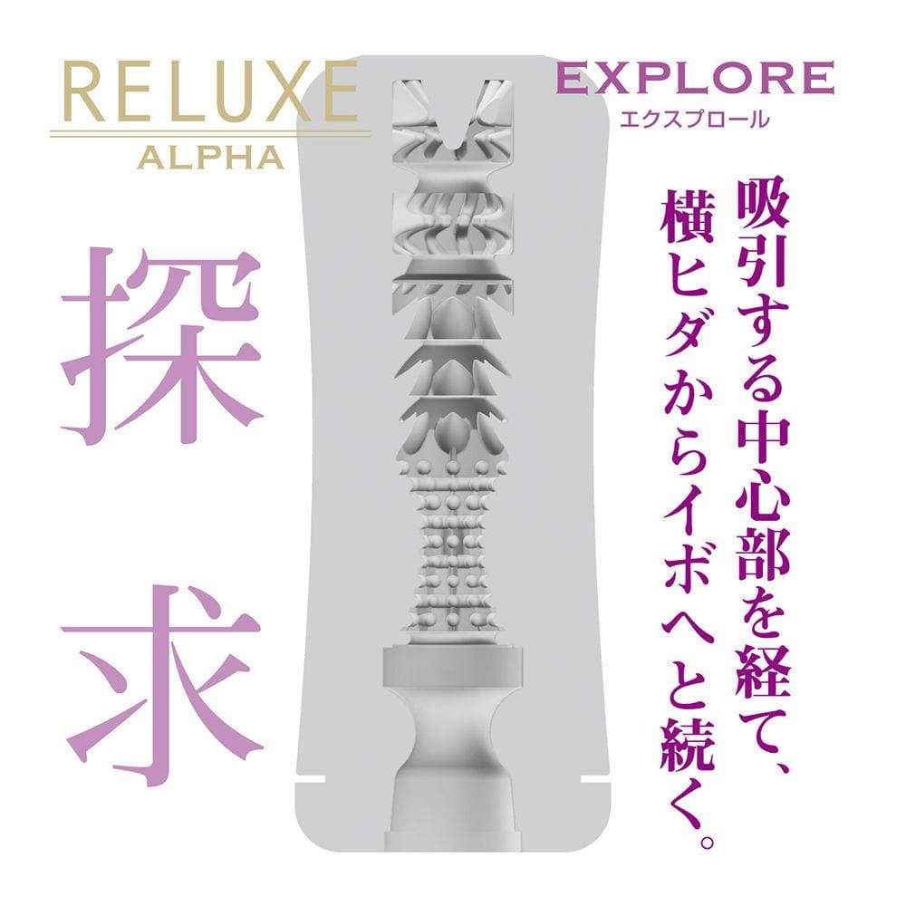 T-Best - Reluxe Alpha Explore Soft Stroker Normal Type (Clear) - Masturbator Soft Stroker (Non Vibration) Durio.sg