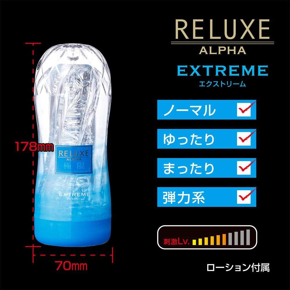 T-Best - Reluxe Alpha Extreme Soft Stroker Normal Type (Clear) - Masturbator Soft Stroker (Non Vibration) Durio.sg