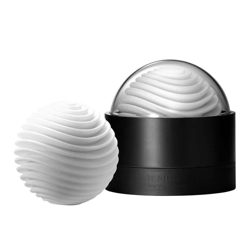 Tenga - 3D Geo Aqua Soft Stroker Masturbator (White) - Masturbator Soft Stroker (Non Vibration) Durio.sg