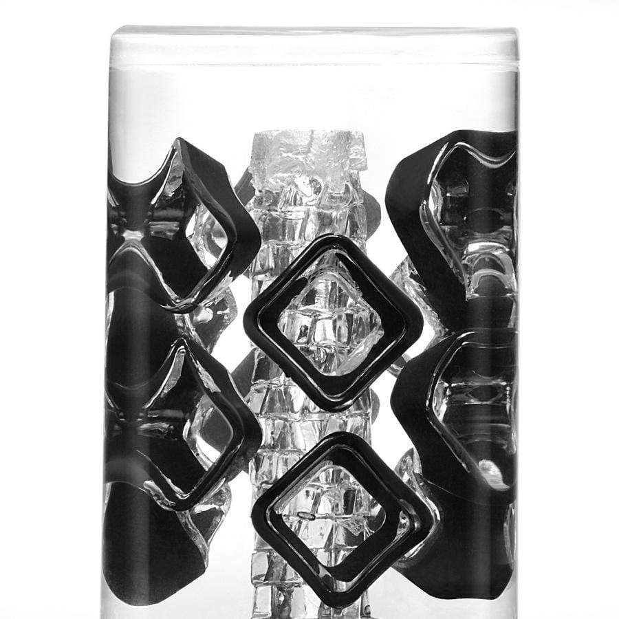 Tenga - Crysta Block Soft Stroker Masturbator (Clear) - Masturbator Soft Stroker (Non Vibration) Durio.sg