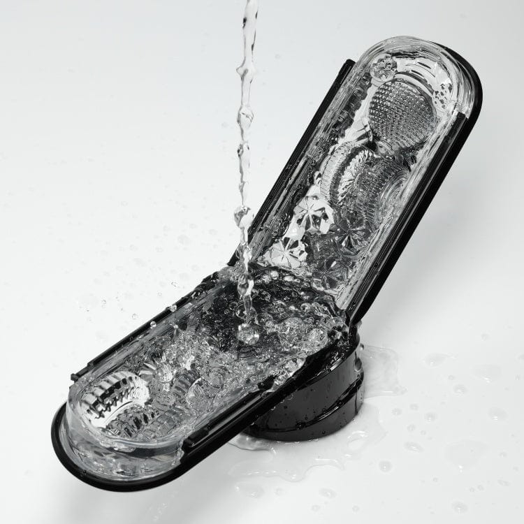 Tenga - Flip 0 Zero Gravity Masturbator (Black) - Masturbator Soft Stroker (Non Vibration) Durio.sg