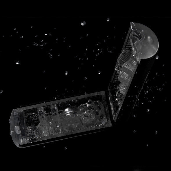 Tenga - Flip Hole Masturbator (Black) - Masturbator Soft Stroker (Non Vibration) Durio.sg