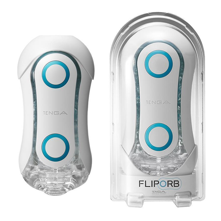 Tenga - Flip ORB Blue Rush Masturbator (Blue) - Masturbator Soft Stroker (Non Vibration) Durio.sg