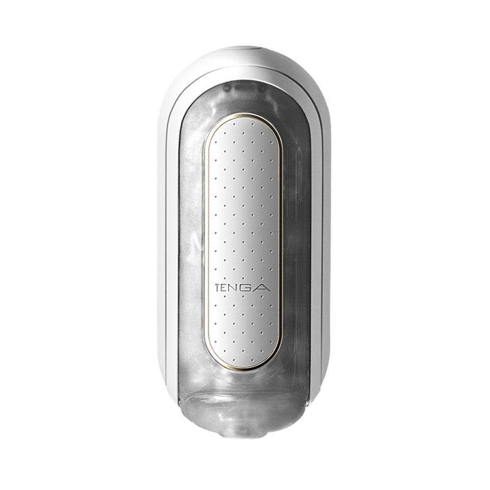 Tenga - Flip Zero 0 Electronic Vibration Mastubator (White) - Masturbator Soft Stroker (Vibration) Rechargeable Durio.sg