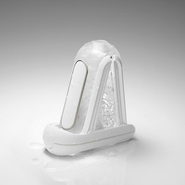 Tenga - Flip Zero 0 Electronic Vibration Mastubator (White) - Masturbator Soft Stroker (Vibration) Rechargeable Durio.sg