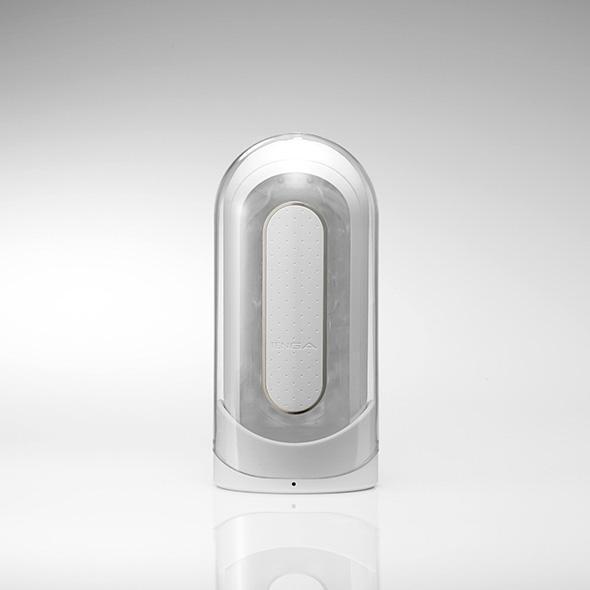 Tenga - Flip Zero 0 Electronic Vibration Mastubator (White) - Masturbator Soft Stroker (Vibration) Rechargeable Durio.sg