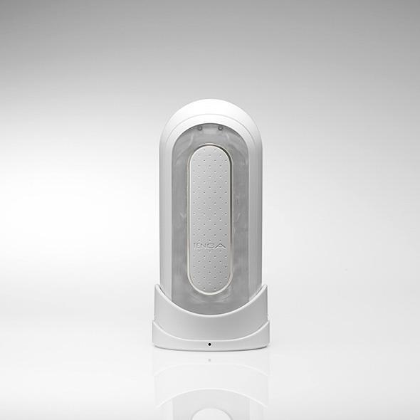 Tenga - Flip Zero 0 Electronic Vibration Mastubator (White) - Masturbator Soft Stroker (Vibration) Rechargeable Durio.sg
