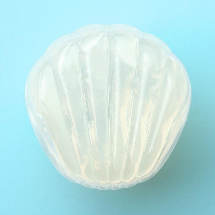 Tenga - Iroha Petit Shell Soft Massager (White) - Novelties (Non Vibration) Durio.sg