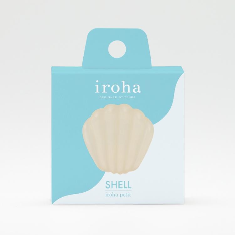 Tenga - Iroha Petit Shell Soft Massager (White) - Novelties (Non Vibration) Durio.sg