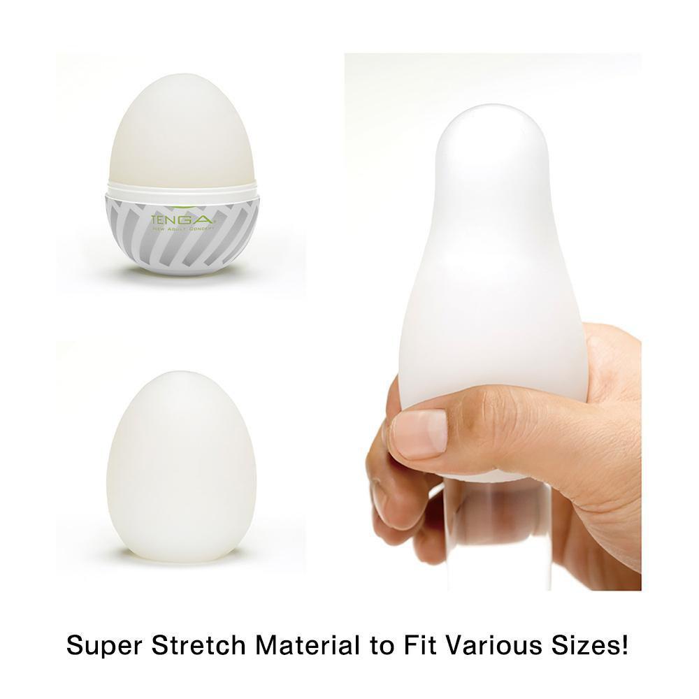 Tenga - Masturbator Egg Brush (White) - Masturbator Egg (Non Vibration) Durio.sg