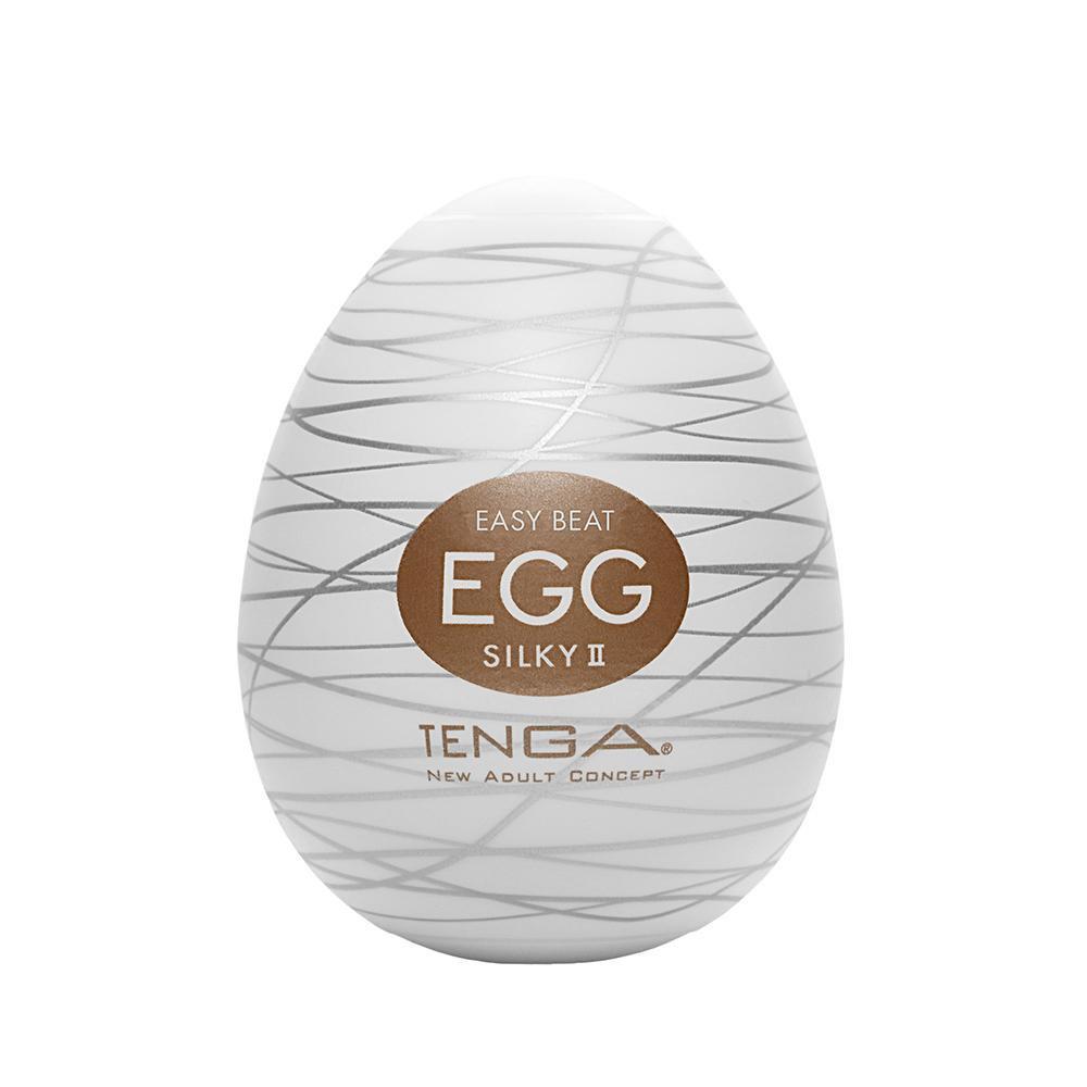 Tenga - Masturbator Egg Silky II (White) - Masturbator Egg (Non Vibration) Durio.sg